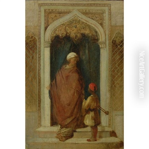 Moorish Entrance Oil Painting by William James Mueller