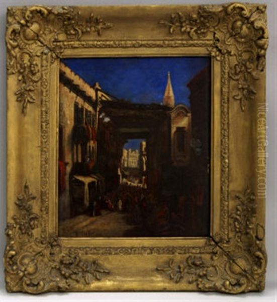 Cairo Oil Painting by William James Mueller