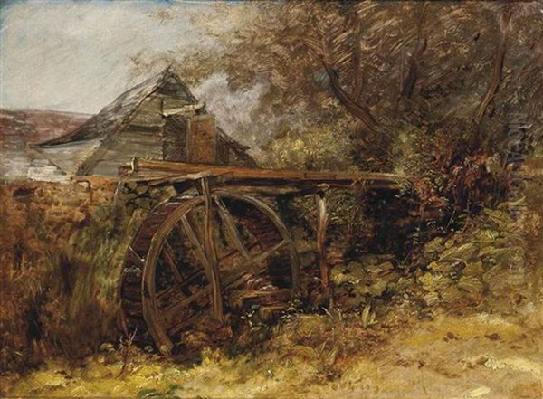 The Mill Wheel Oil Painting by William James Mueller