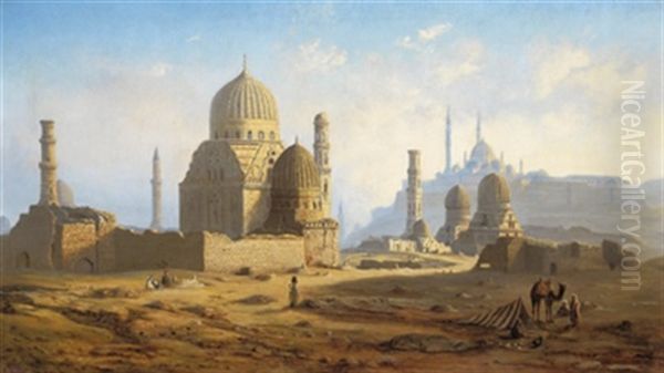 Blick Auf Kairo Oil Painting by William James Mueller