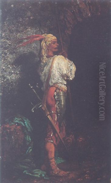 On Guard - La Banditi Oil Painting by William James Mueller