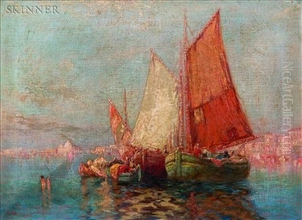 Venetian Sailboats by Carl Mueller