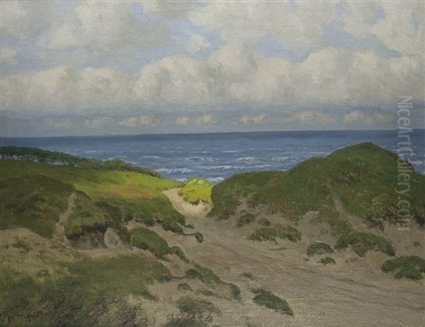 An Der Kuste Oil Painting by Paul Mueller-Kaempff