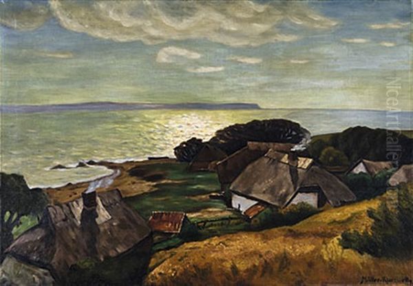 Rugenlandschaft Bei Vitt Oil Painting by Konrad Alexander Mueller-Kurzwelly