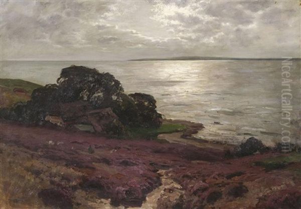 An Der Ostsee Oil Painting by Konrad Alexander Mueller-Kurzwelly