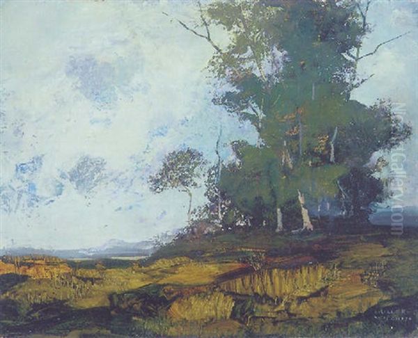 Romantische Landschaft Oil Painting by Anton Mueller-Wischin