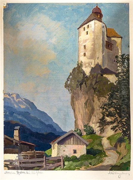 Maria Stein Bei Kufstein Oil Painting by Oskar Mulley