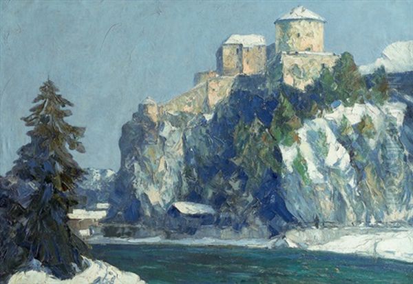 Festung Kufstein Oil Painting by Oskar Mulley