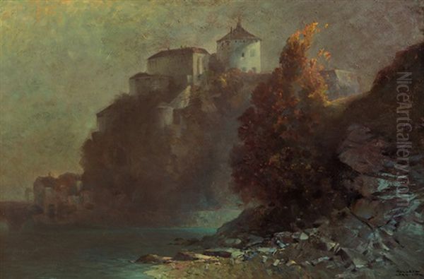 Festung Kufstein Oil Painting by Oskar Mulley