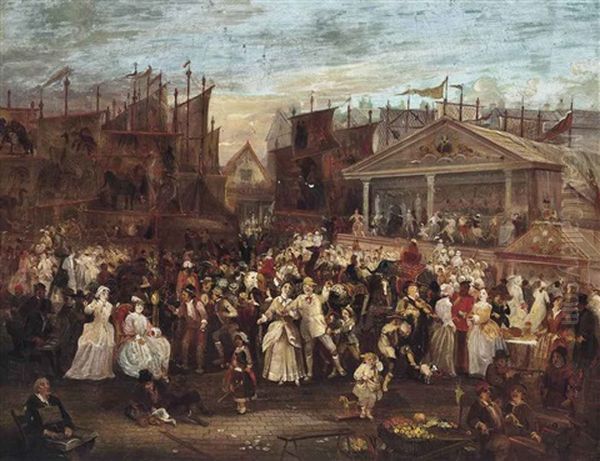 Greenwich Fair by Augustus Edwin Mulready