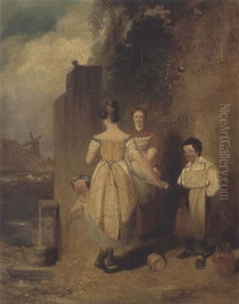 The Water Pipe by William Mulready