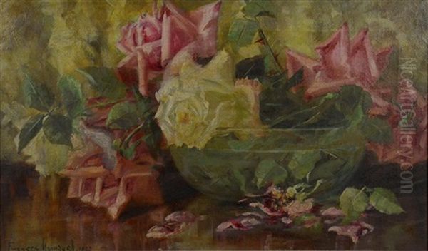 Still Life Of Roses by Frances Miller Mumaugh