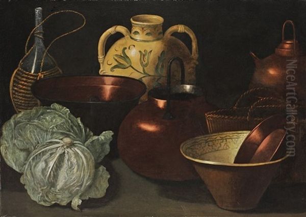 A Pair Of Still-lifes by Cristoforo Munari