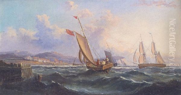 Sailing In Oil Painting by John Mundell