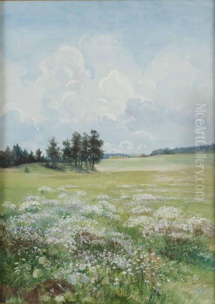 Sommarang Oil Painting by Anna Svenborg Billing