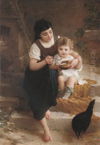 La Grande Soeur Oil Painting by Emile Munier