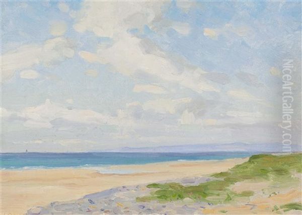 West Coast Shore Oil Painting by John Munnoch