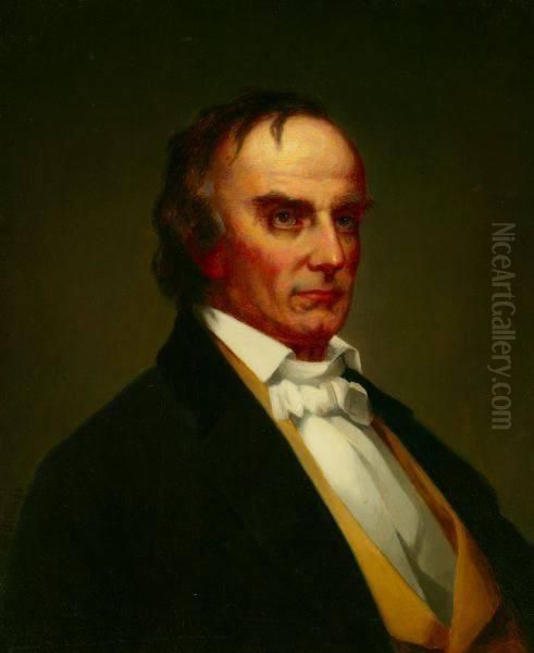 Portrait Of Daniel Webster Oil Painting by Edwin Billings