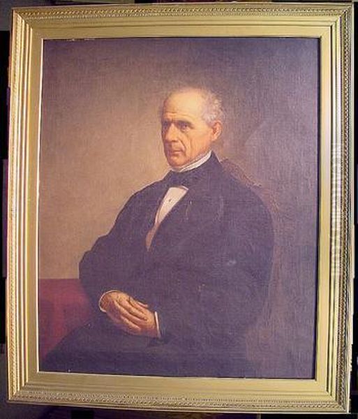 Portrait Of Isaac Adams, First Cousin Thrice Removed Of Johnadams by Edwin Billings