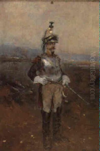 Retrato De Militar Oil Painting by Domingo Munoz y Cuesta