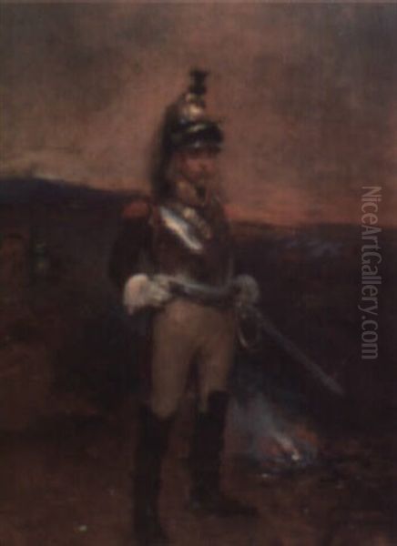 Coracero Oil Painting by Domingo Munoz y Cuesta