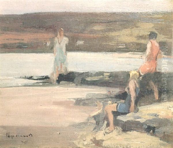 The Bathers Oil Painting by Hugh Munro