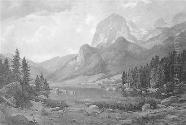 Der Hintersee, Von Ramsau Gegen Den Hirschenbuhel by Hermine Munsch