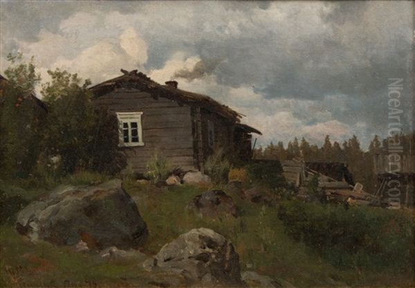 Untitled Oil Painting by Magnus Hjalmar Munsterhjelm