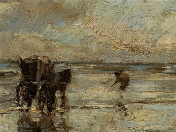 The Mussel Fishermen Oil Painting by Ludwig Munthe