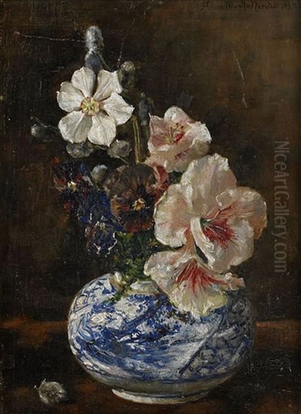 Varblommor Oil Painting by Anna Katarina Munthe-Norstedt