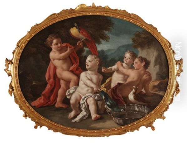 Allegoria Dell'aria Oil Painting by Francesco de Mura