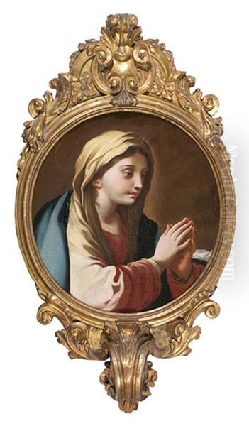 Virgen Anunciada Oil Painting by Francesco de Mura