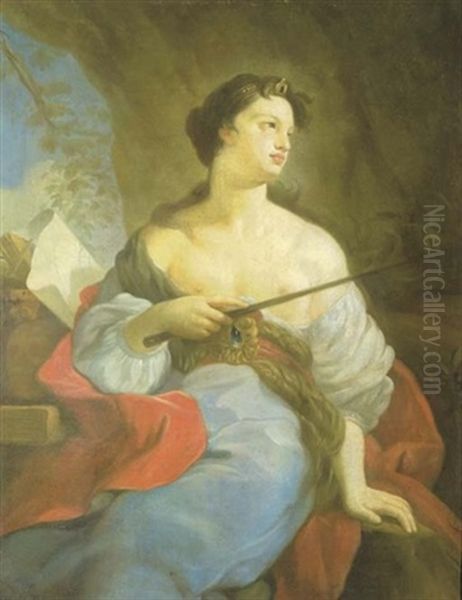 An Allegory Of Art Oil Painting by Francesco de Mura