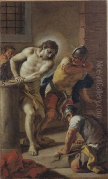 Flagellazione Di Cristo Oil Painting by Francesco de Mura