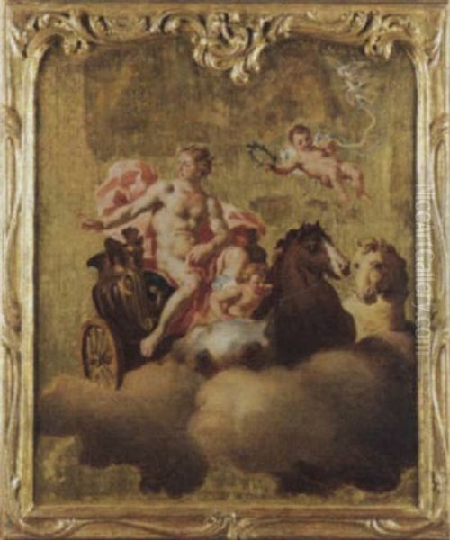 Apollo Sul Carro Oil Painting by Francesco de Mura