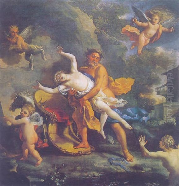 Il Ratto Di Proserpina Oil Painting by Francesco de Mura