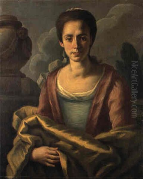 Ritratto Gentildonna Oil Painting by Francesco de Mura