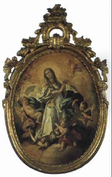 Immacolata Oil Painting by Francesco de Mura