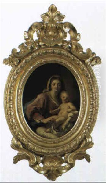 Madonna Con Bambino by Francesco de Mura