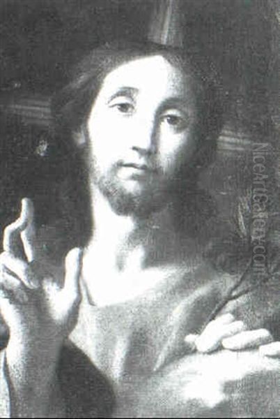 Salvator Mundi Oil Painting by Francesco de Mura