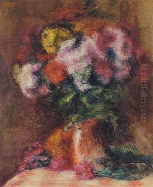 Fleurs Oil Painting by Eugene Murer