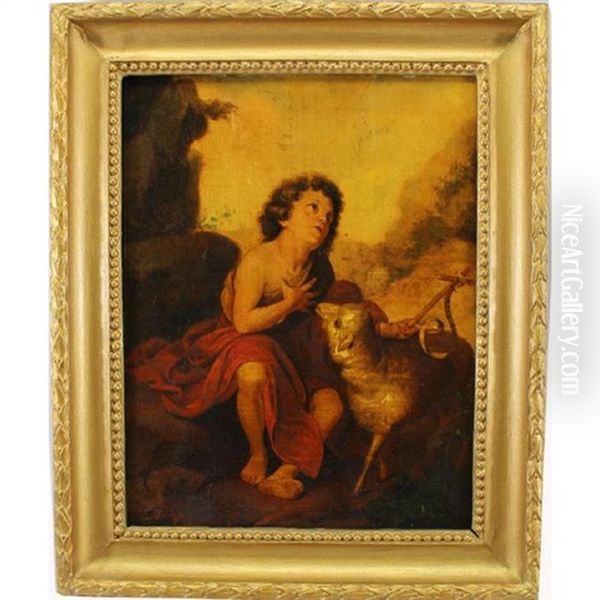 The Infant St. John The Baptist Oil Painting by Bartolome Esteban Murillo