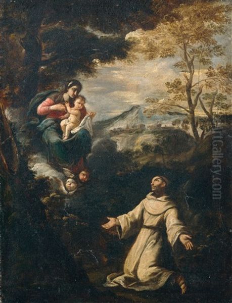 The Vision Of Saint Anthony Oil Painting by Bartolome Esteban Murillo