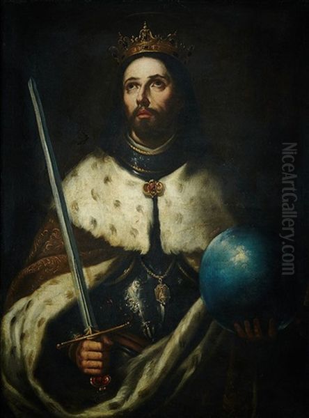 San Fernando Oil Painting by Bartolome Esteban Murillo