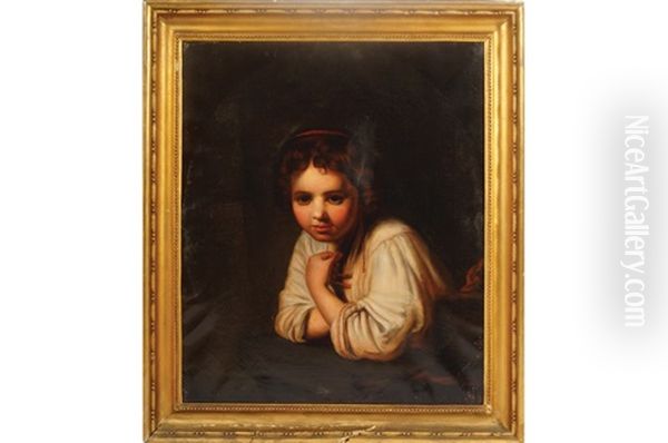 Portrait Of A Young Girl Oil Painting by Bartolome Esteban Murillo