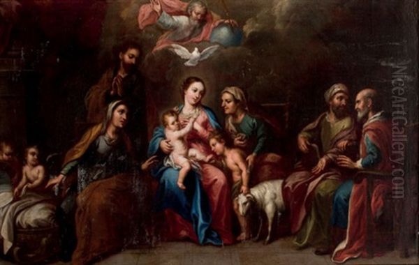 Adoracion Oil Painting by Bartolome Esteban Murillo