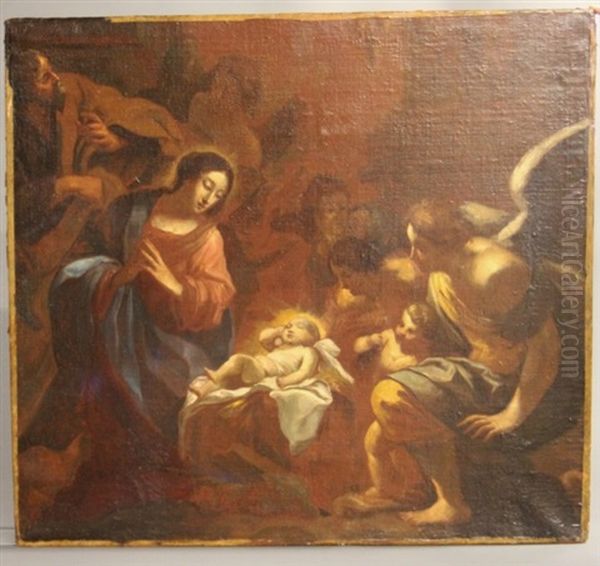 Portrait Of Madonna And Child Surrounded By Angels Oil Painting by Bartolome Esteban Murillo