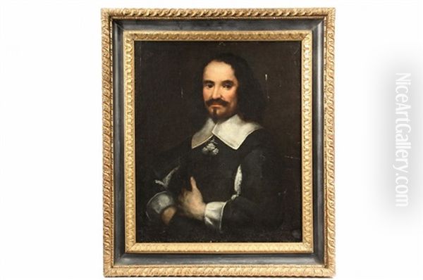 Portrait Of A Spanish Gentleman, Said To Be Don Andres De Andrade Y La Cal Oil Painting by Bartolome Esteban Murillo