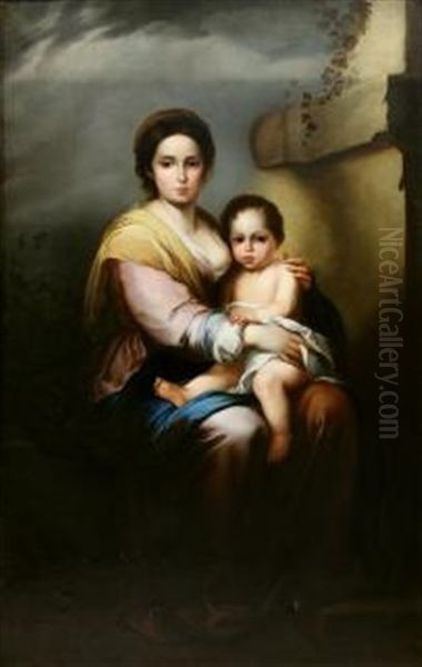 The Gypsy Madonna Oil Painting by Bartolome Esteban Murillo