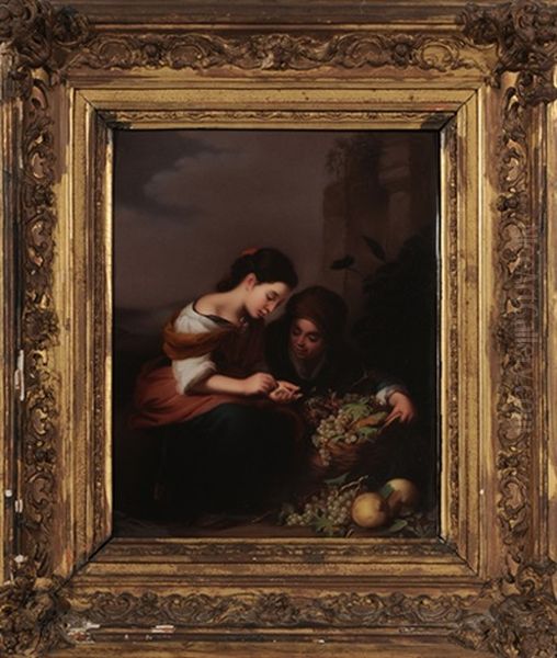 Little Fruit Seller Oil Painting by Bartolome Esteban Murillo